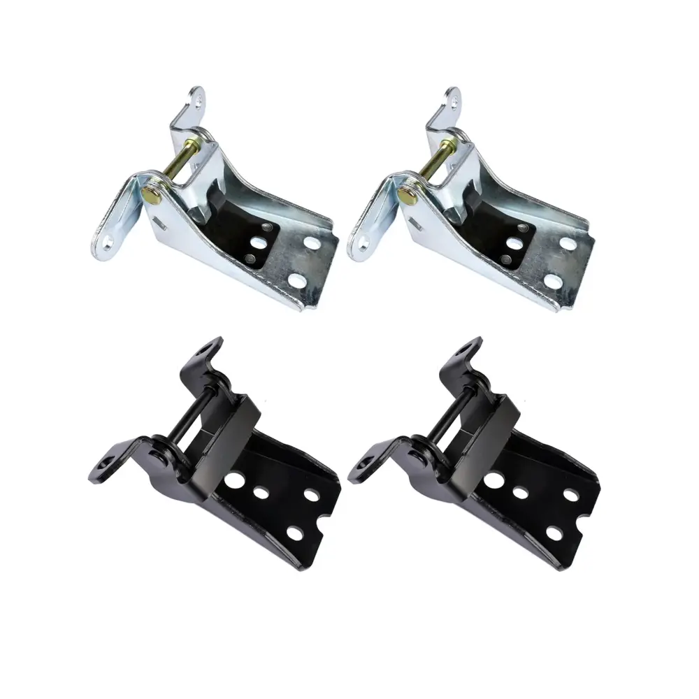 Premium Security Rated 4 Pieces Upper & Lower Door Hinge 925-066 925-068 E8TZ1522810A Ford F150 F-250 F-350 Granada Thunde...