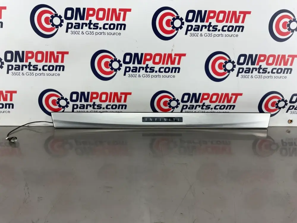 2008 Infiniti G37 Passenger Right Illuminated Door Sill Kick Plate OEM 22BK0D7 - ANSI/BHMA Certified