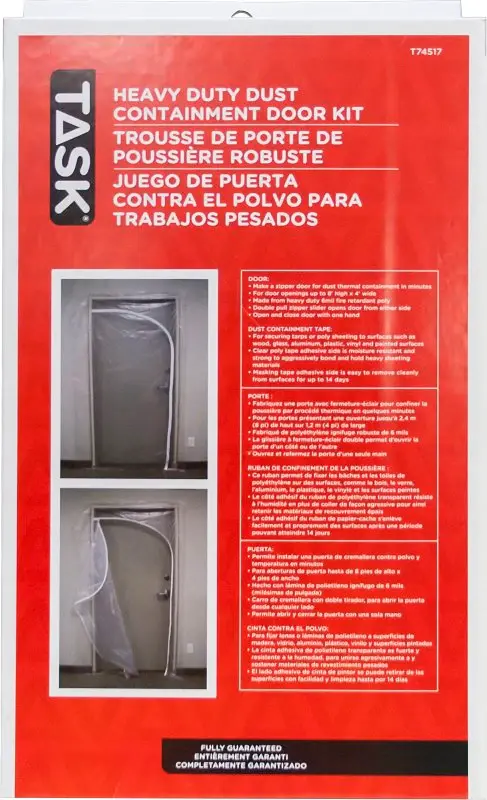 Task T74517 Dust Containment Door Kit, Robust, Poly, Clear Oil Rubbed Bronze