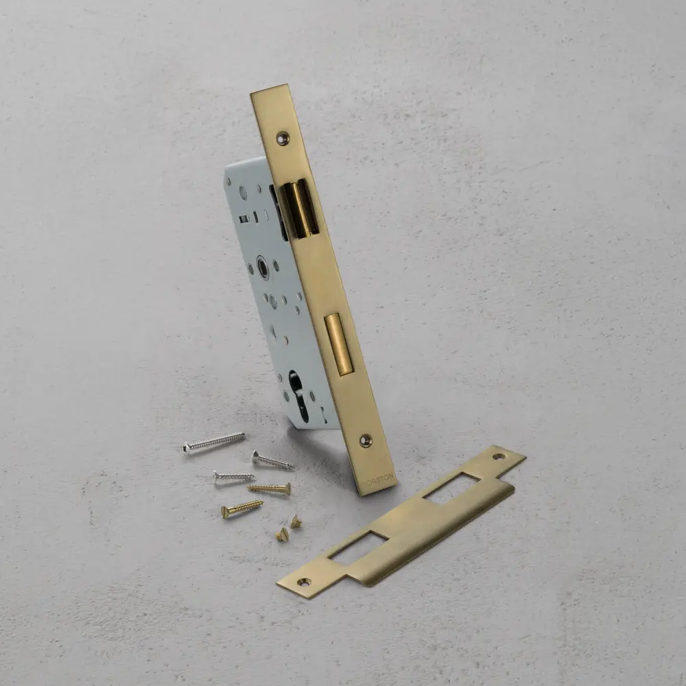 Euro Mortice Lock 60mm - Antique Warm alloy