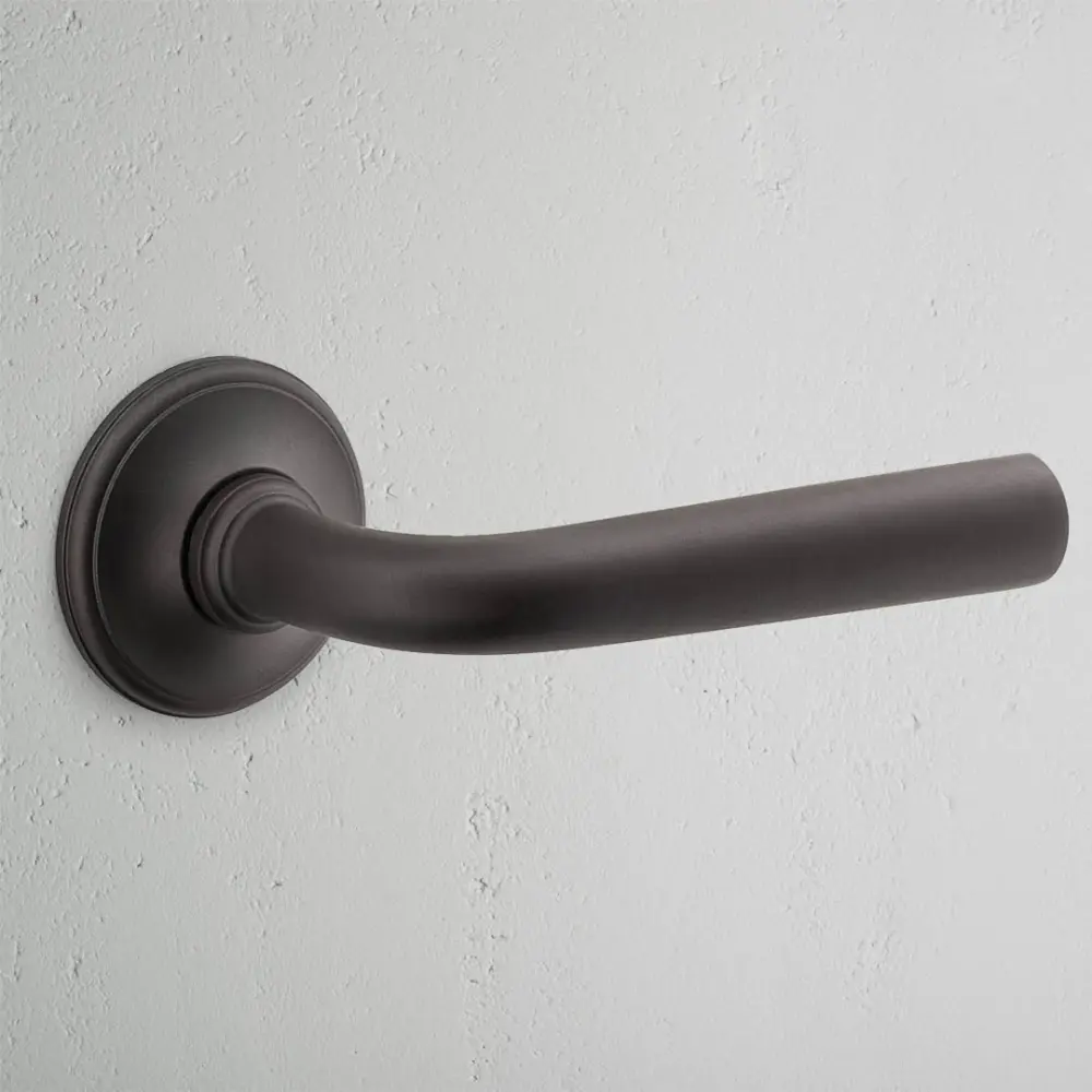 Apsley Unsprung Door Handle - Warm finish