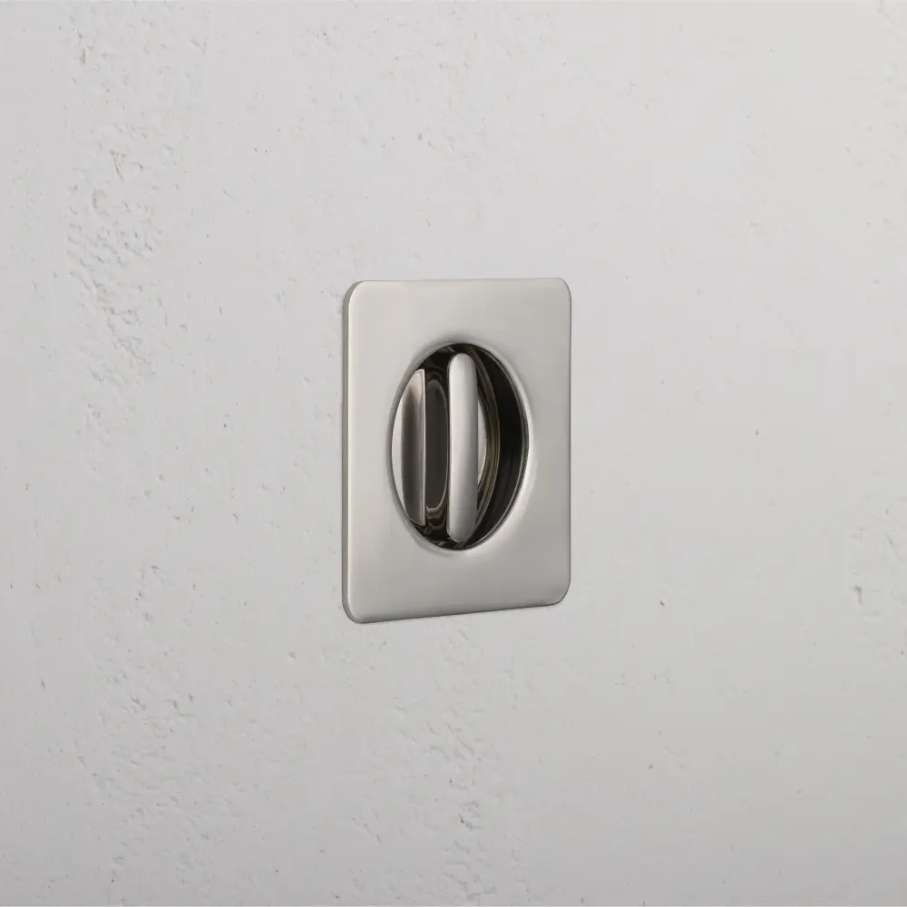Regent Recessed Thumbturn - Shiny Nickel