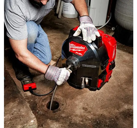 Milwaukee M18FFSDC10-0 Drain Cleaning Machine up to 75mm - Bare Unit - M18FFSDC10-0