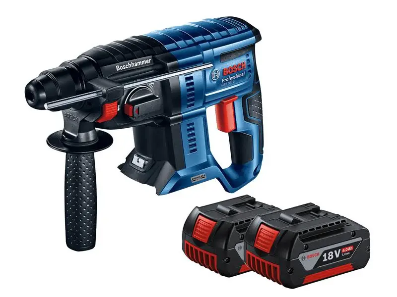 Bosch GBH 18V-21 Master SDS-Plus Rotary Hammer 18V 2 x 4.0Ah Li-ion
