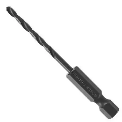 Bosch 7/64 Inches Black Oxide Dead Blow Hammer Drill Bits, 2610037022