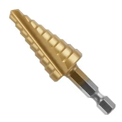 Bosch 1/4 Inches to 3/4 Inches Titanium-Coated Impact Step Impact Drill Bit, 2610026391