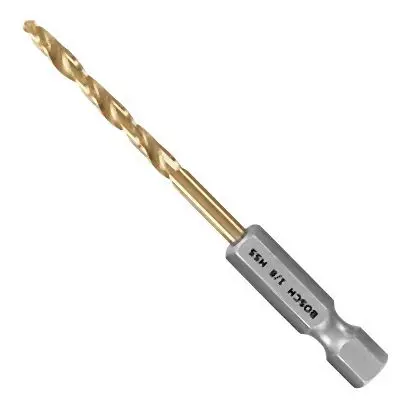 Bosch 1/8 Inches Titanium Drill Bit, 2610036903