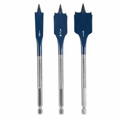 Bosch 3 pieces Daredevil™ Quality Spade Bit Set, 2610958237