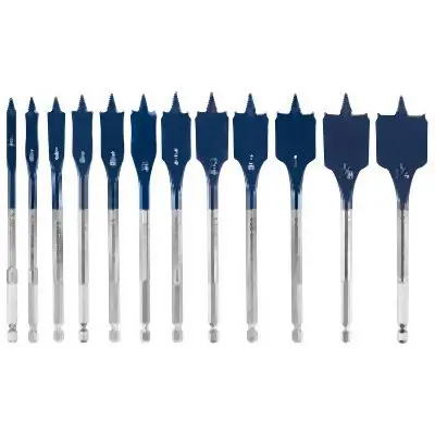 Bosch Wear-Resistant 12 pieces Daredevil® Spade Bit Set, 2610050731