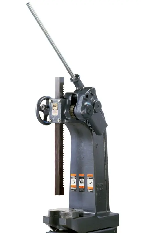 Dake Compound Pipe Capitalize Arbor Presses, Model 2 1/2, 20-¼" minimum ram to table, 3" Largest Arbor, 903003