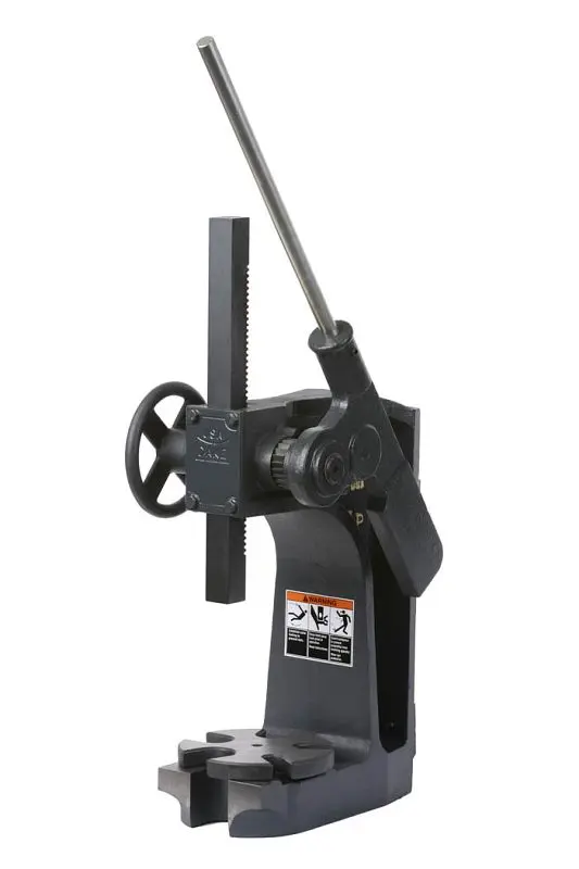 Dake CSA-Approved Ratchet Lever Arbor Presses, Model 1-3/4, 18-1/2" height, 902007