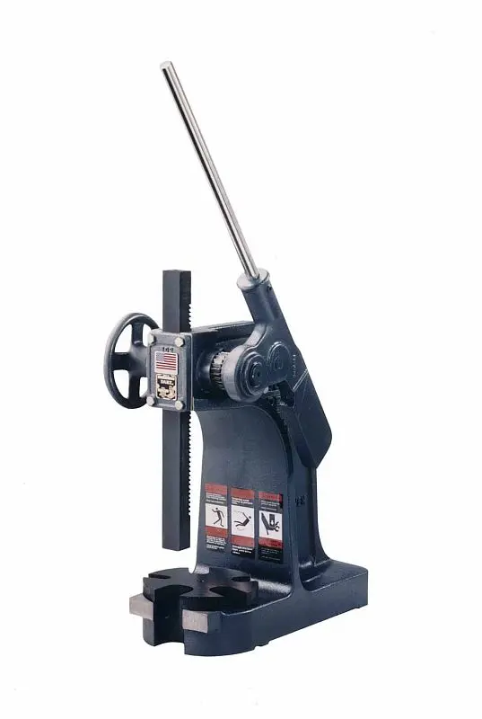 Dake Ratchet Lever Arbor Presses, Model 1-1/2, 19" height, 902001