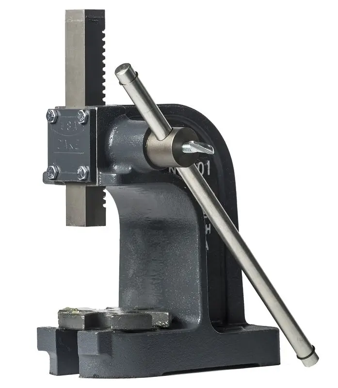 Dake Single Lever Arbor Presses, Model 00, 9" base length, 901004