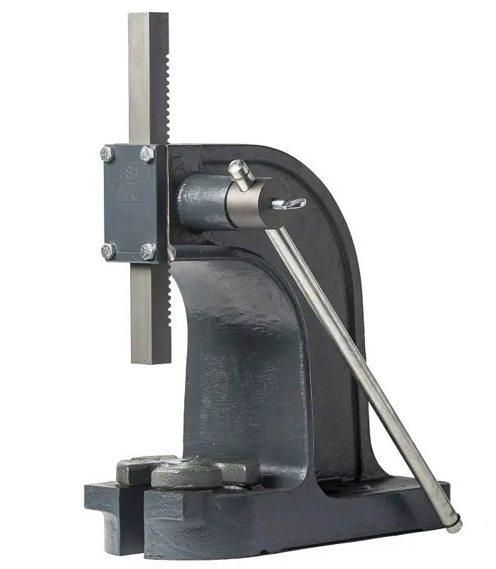 Dake Single Lever Arbor Presses, Model 0, 14" base length, 901005