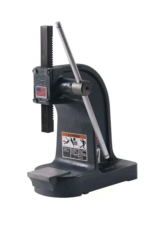 Dake Single Lever Arbor Presses, Model Y, 15" base length, 901002