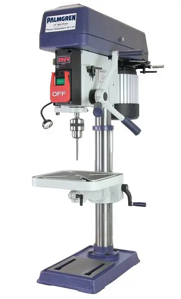 Palmgren 15" 16- Speed Bench step pulley drill press, 9680157