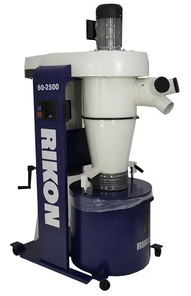 RIKON Fast-Acting 2.5 HP Cyclone Dust Gatheror 1765 CFM, 60-2500