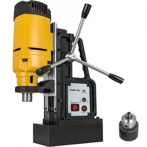 VEVOR 1200W J1Z-23 Magnetic Drill Press 0.9" Boring 3050Lbs Magnet Force, CLZMB230000000001V1