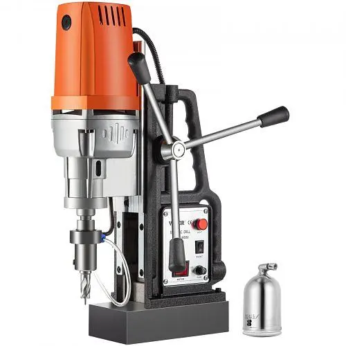 VEVOR 1550W MD50 Magnetic Drill 500 RPM Spindle Speed Electric Magnetic Drilling System, CLZMD500000000001V1