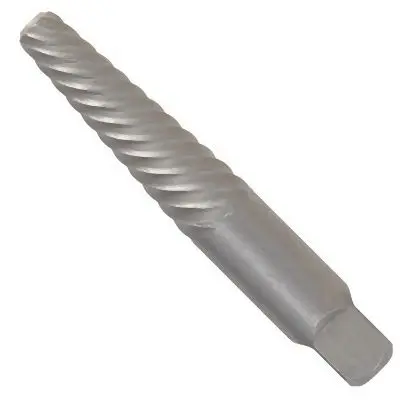 Bosch Solid #6 Spiral Flute Sheet Metal Screw Extractor, 2610048450