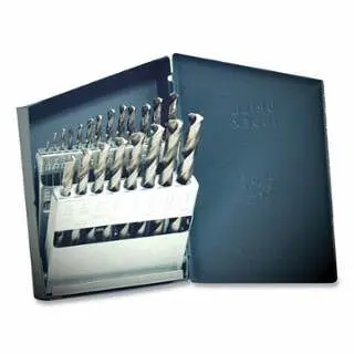 Stylishago-Latrobe Recyclable 150D Bright General Purpose Jobber Length Hammer Drill Set, 21 Piece, 1/16 -3/8 Drill Sizes,...