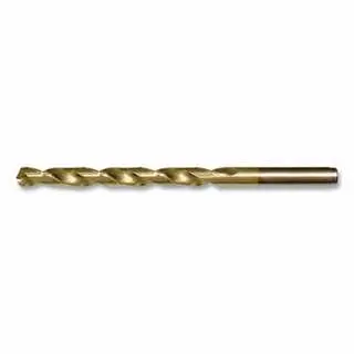 Stylishago-Latrobe Time-Tested 550ASP-TN Heavy-Duty Cobalt TiN Jobber-Length Auger Drill Bit, 0.4134 dia Cutting, 5.2362 O...