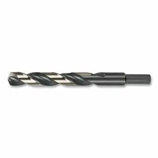 CLE-LINE 135° Heavy-Duty 3/8 Reduced Shank Jobber-Length Drill Bit, 1879 Flats, 0.5000 dia Cutting, 6 OAL, 1/2 , 6 per Pa...