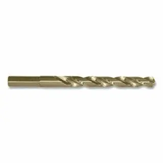 CLE-LINE 1804 Heavy-Duty Cobalt Straw Oxide Hex Shank Jobber-Length Drilling Tool Bit, 0.2031 dia Cutting, 3.625 OAL, 13/6...