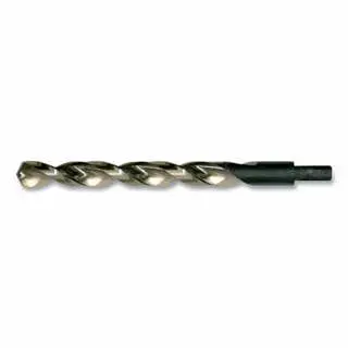 CLE-LINE 1872TN Heavy-Duty TiN Parabolic Flute Jobber-Length Hammer Drill Bit, 0.5000 dia Cutting, 6 OAL, 1/2 , 6 per Pack...