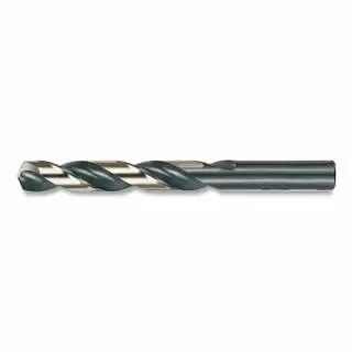 CLE-LINE Industrial 1878 Heavy-Duty Black and Gold Flats Jobber-Length Auger Drill Bit, 0.0700 dia Cutting, 2 dia OAL, #50...