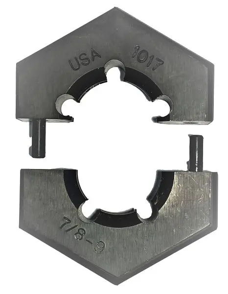 STEELMAN Upgraded 7/8-9 SAE Split Threading Die Thread Chaser, 60790