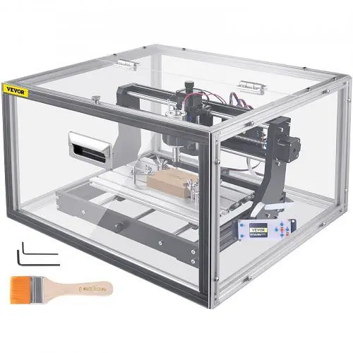 VEVOR Rugged CNC 3018 PRO Router Machine, GRBL Regulation 3-Axis Milling Engraver Engraving Machine, DIY CNC Router Kit, J...