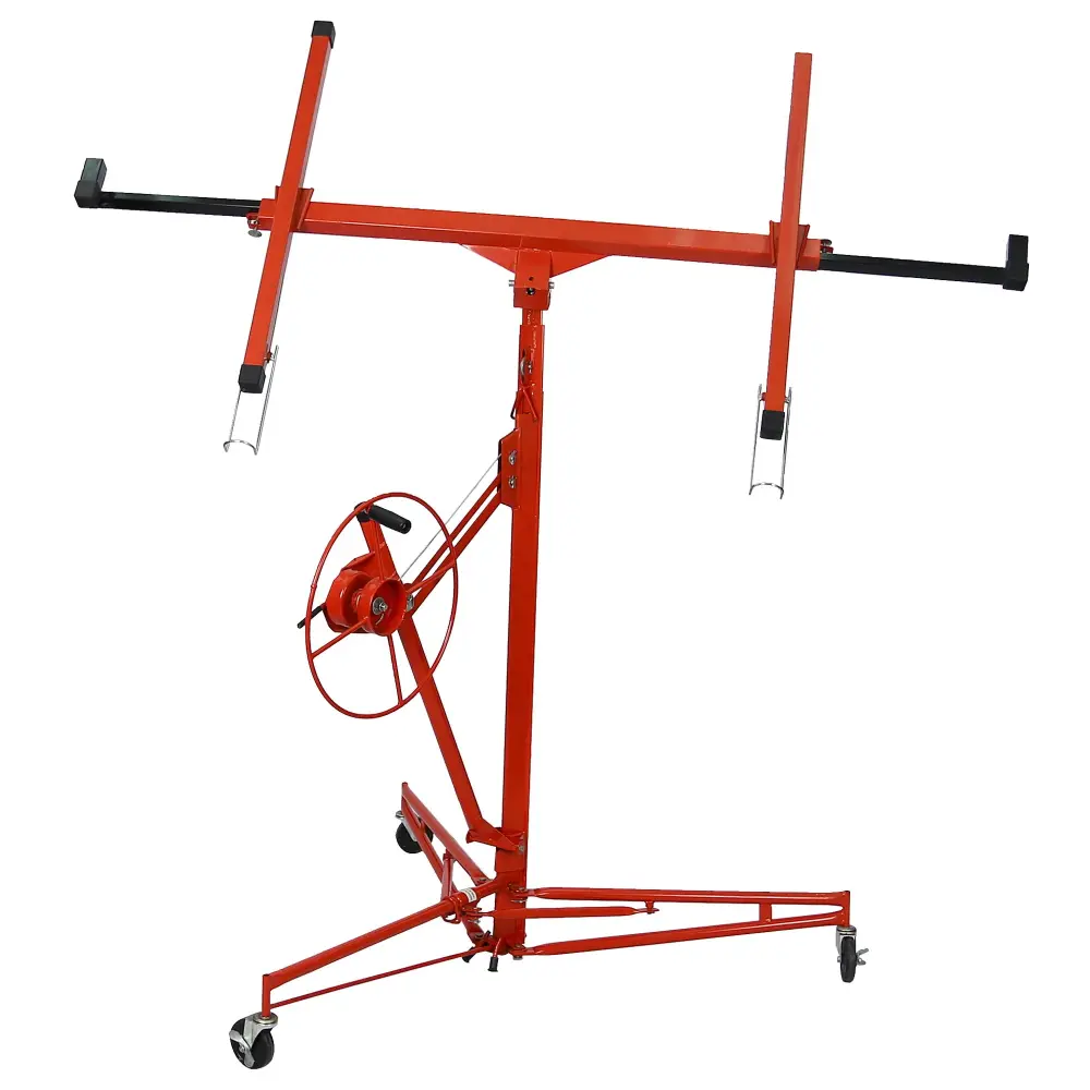 Heavy Duty Drywall Lift Panel Hoist Flexible Height And Safety Features