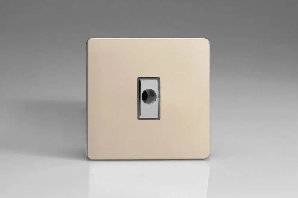 Varilight 16A Flex Outlet Plate Satin Chromium XDNFODS