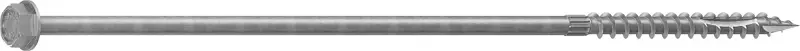 Camo 0369274 Structural Screw, 5/16 Thread, 10 L, Hex Head, Hex Drive, Sharp Point, Hot-Dipped Galvanized, 50