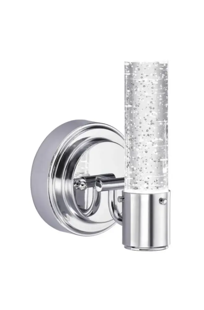 Westinghouse Cava 8-Watt Chrome Integrated LED Wall Affix Sconce Damaged Box