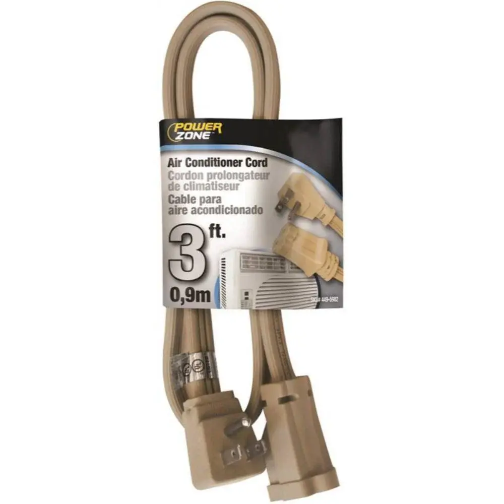 AIR COND CORD 3' Home & Workshop