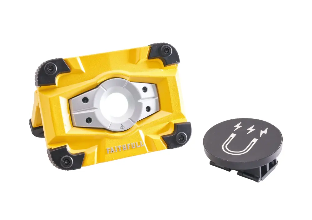 Faithfull 20W Lithium-ion LED Sitelight Magnetic Swivel Base