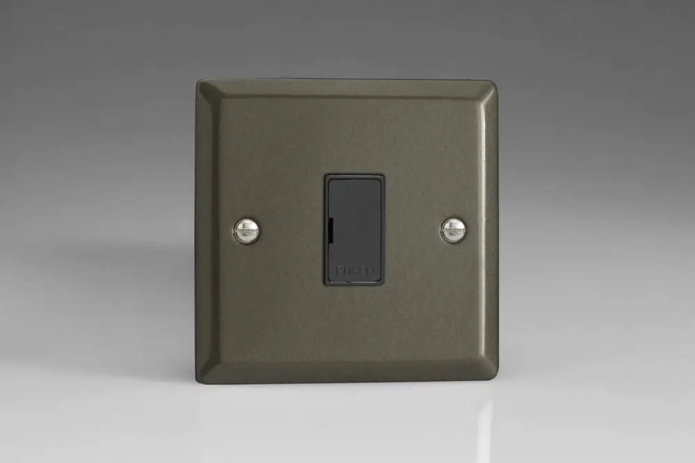 Varilight 13A Unswitched Fused Spur Graphite XP6UB