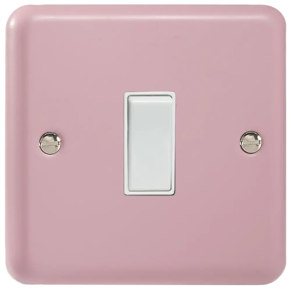 Varilight 1-Gang sole, 1 or 2 Way 10 Amp Switch, Classic Lily Rose Pink XY1W.RP