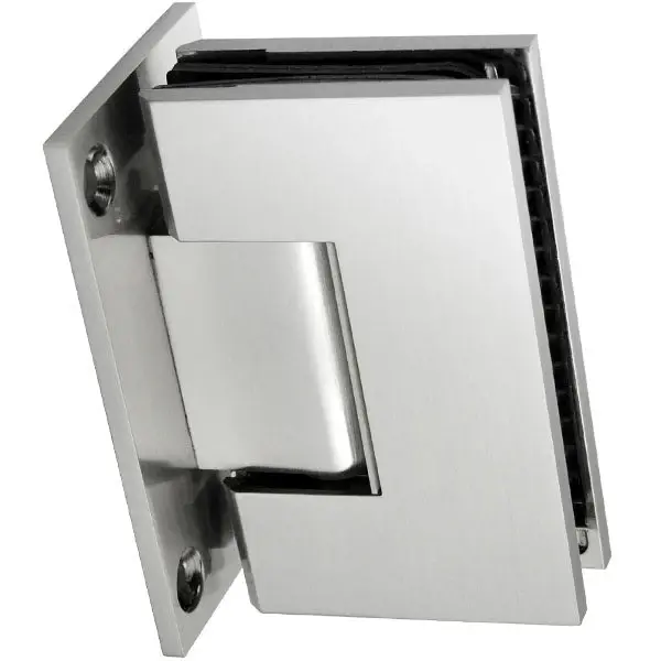ISHA111EDCP Chromium Adjustable Wall To Glass Hinge (Full Plate) Wall Gasket