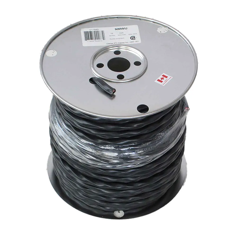 NMWU 14/3 Household Building Wire Onyx, 75 m
