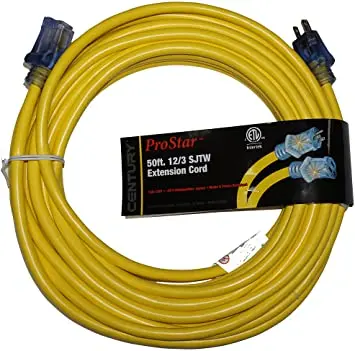 40 Foot 12/3 Pro Star Extension Cord Canary Tripp Lite