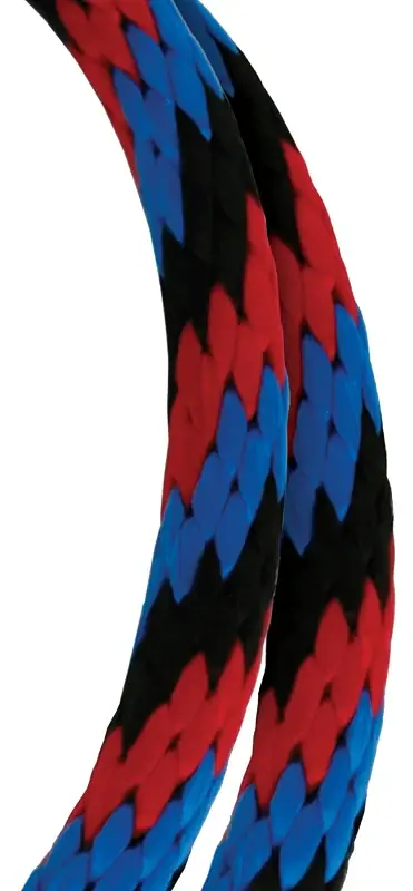 Baron 54032 Rope, 5/8 Dia, 140 ft L, 325 lb Working Load, Polypropylene, Red/Blue