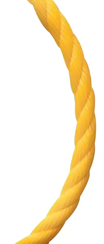 Baron 83610 Rope, 3/4 Dia, 100 ft L, 1093 lb Working Load, Polypropylene, Lemon
