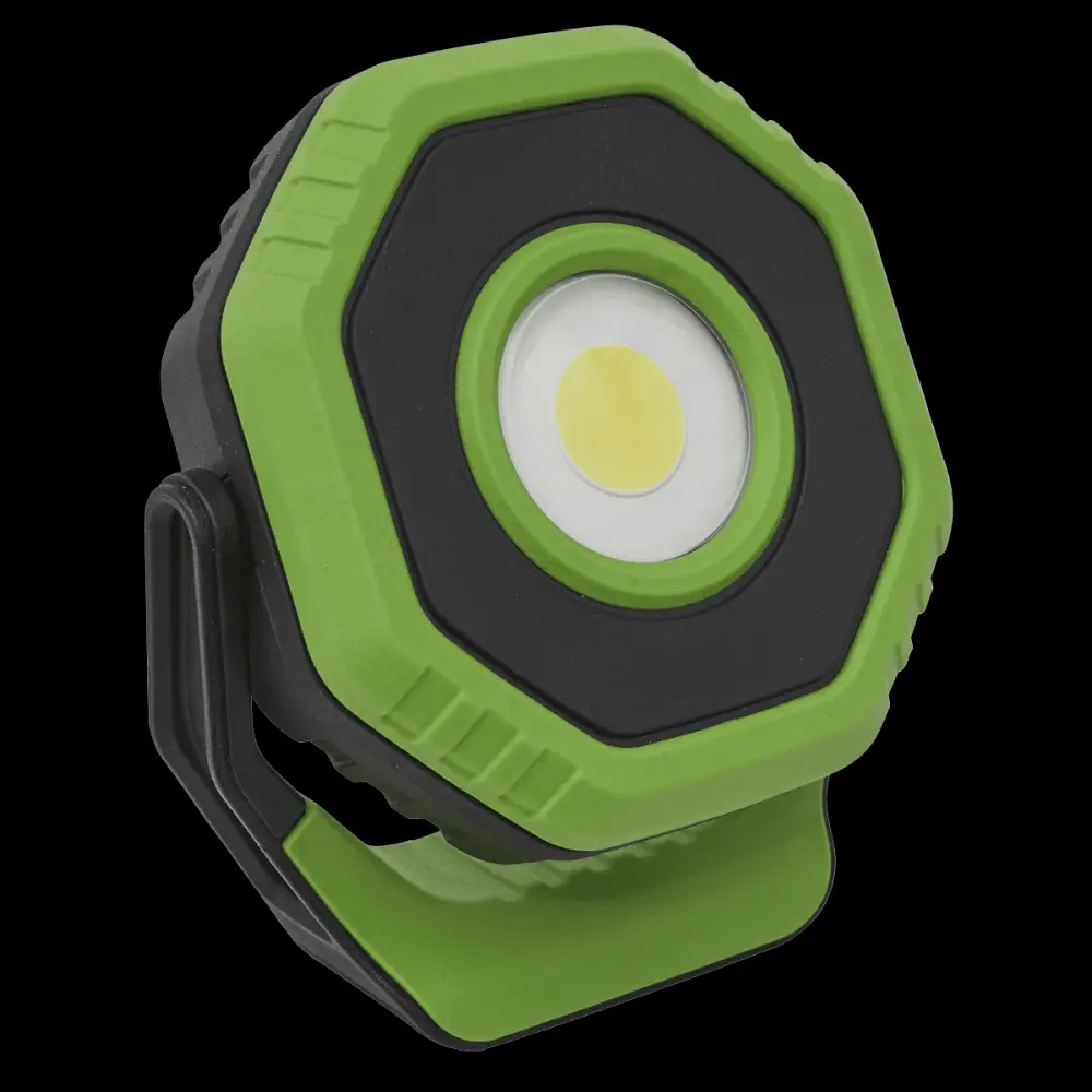 Sealey LED700P Power-cell Pocket Floodlight Magnet 360° 7W COB LED - Green