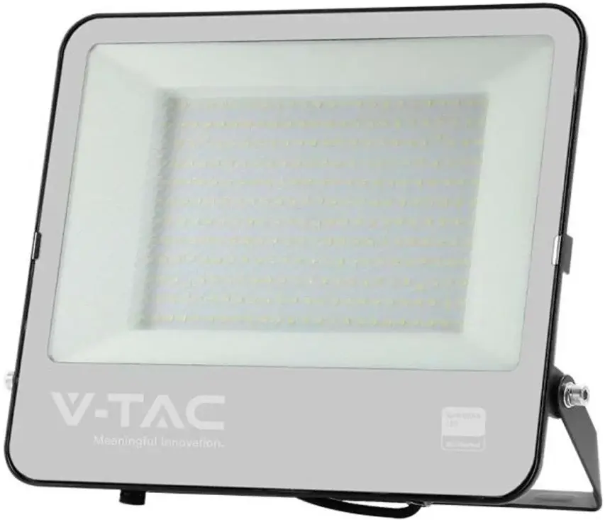 V-Tac Lumi 200W Led Floodlight, 6500K, 22960Lm, Non-Dimmable, Onyx - 23221