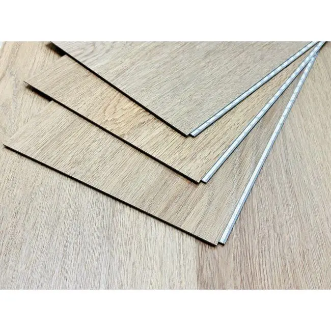 4mm Misty Desert HDPC® Peel and Stick Plank Flooring 9.13 . Wide x 48.03 . Tall (36.56 sq. ft./per box - 12 pcs/per box)