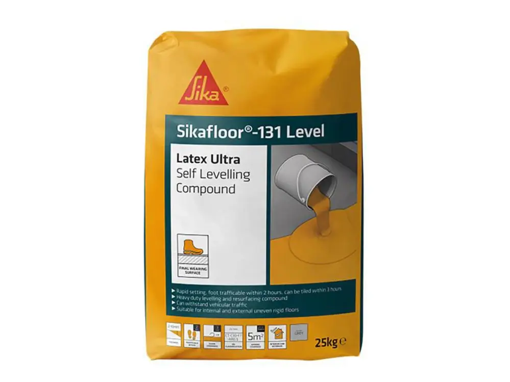 Everbuild Sika Sikafloor-131 Level Rubberized Ultra 25Kg