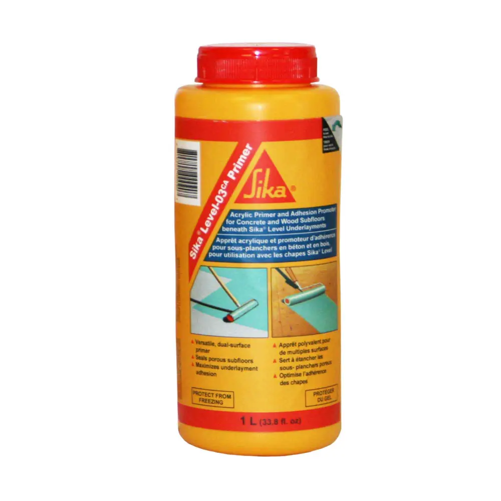 Sika Level-03 Primer CA Plexiglass Primer and Adhesion Promoter Subfloors, 1 L
